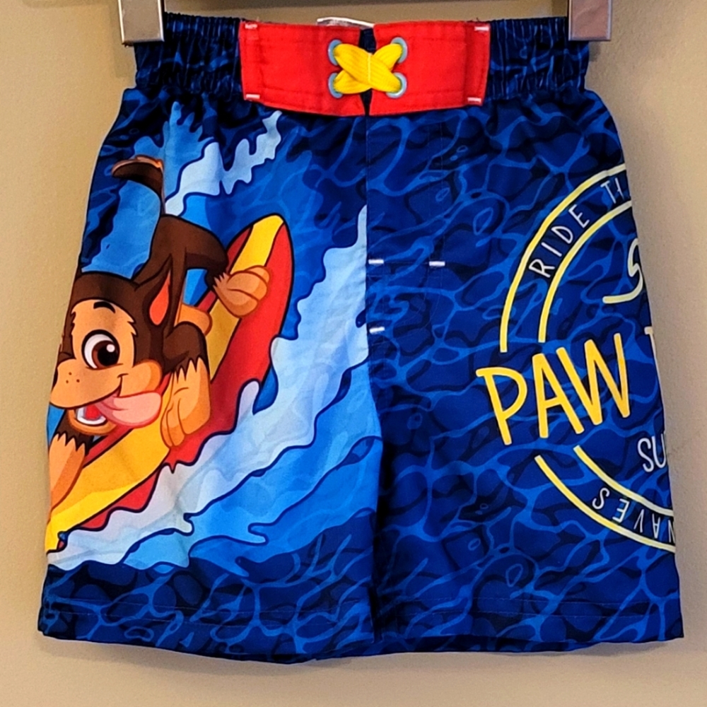 Paw Patrol mesh lined swim trunks